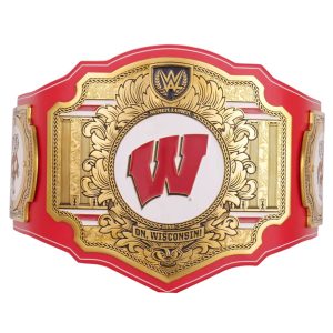 Wisconsin Badgers WWE Legacy Title Belt | Wisconsin Badgers Wrestling Belt